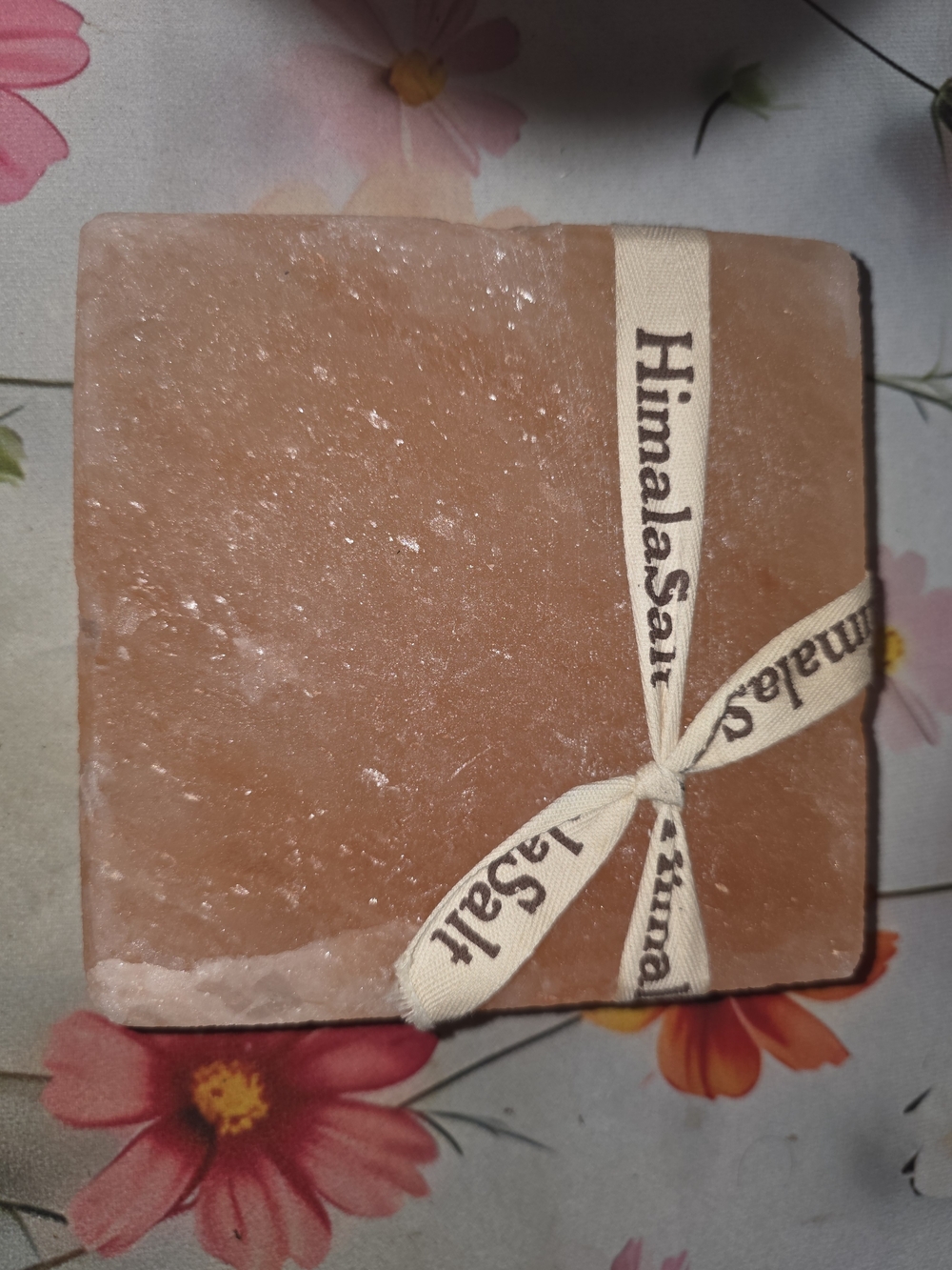 HimalayaSalt Pink Himalayan Salt Block with Branded Ribbon